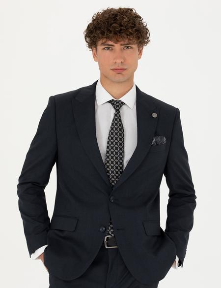 Lacivert Slim Fit Takım Elbise - 50274387008