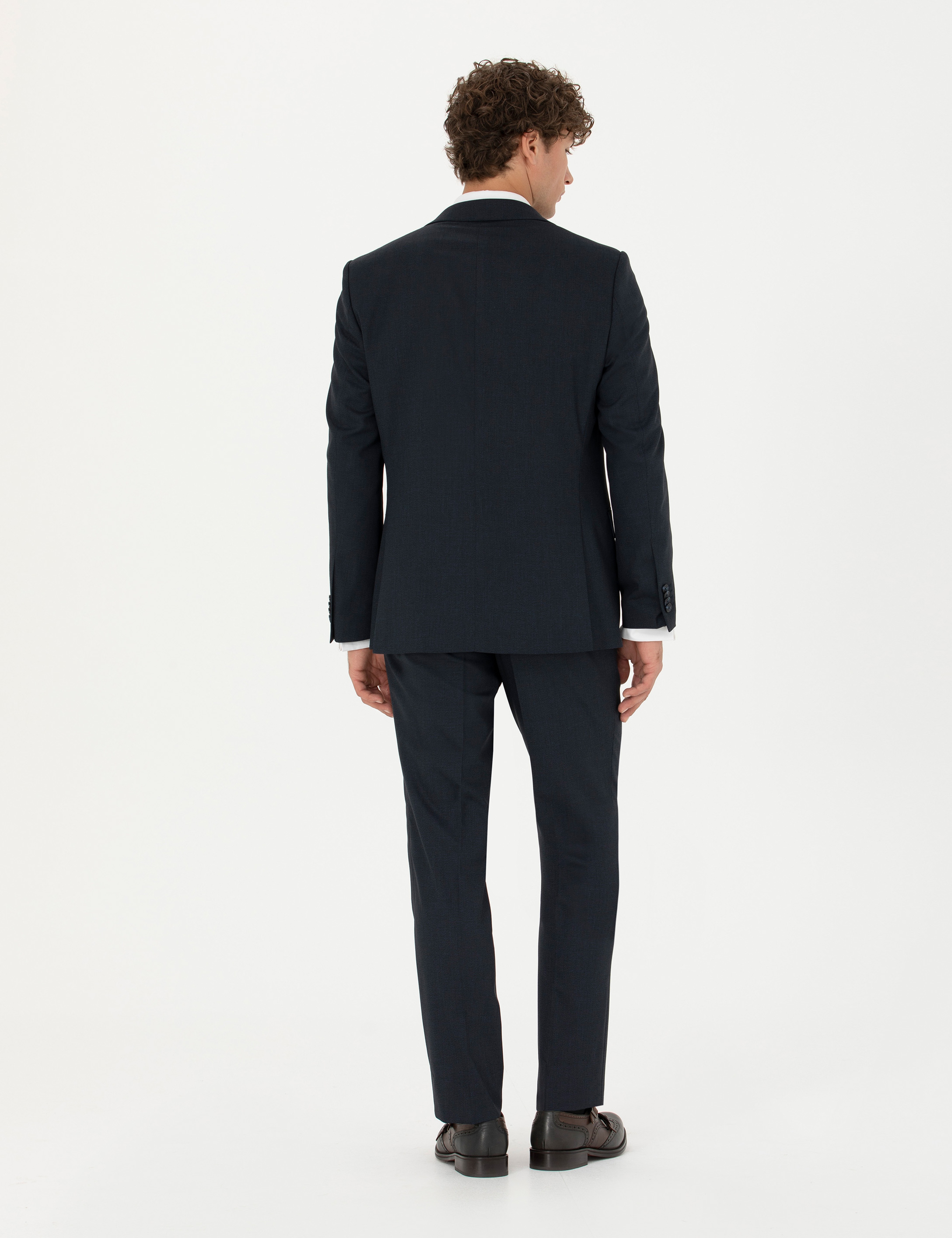 Lacivert Slim Fit Takım Elbise