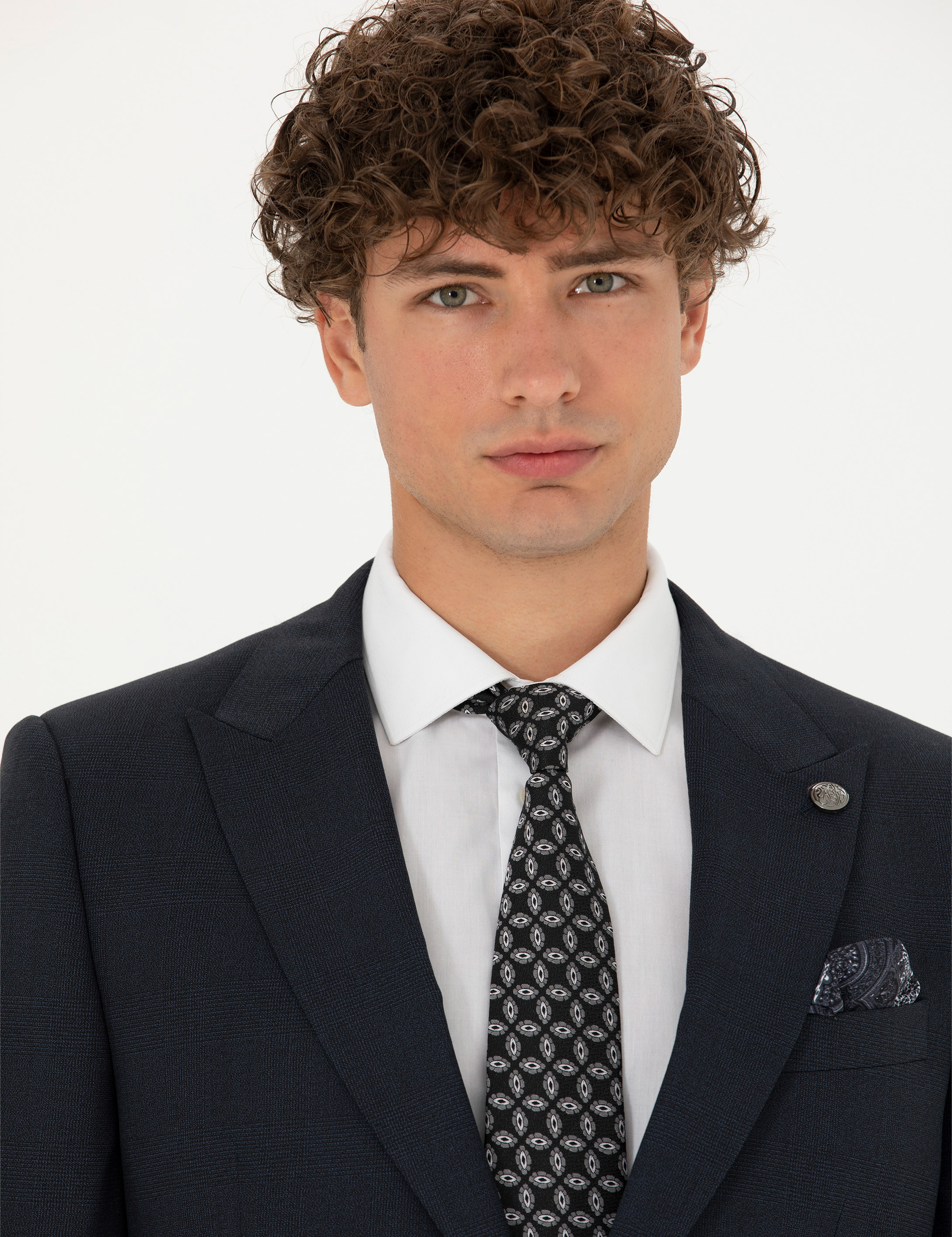 Lacivert Slim Fit Takım Elbise - Image 2