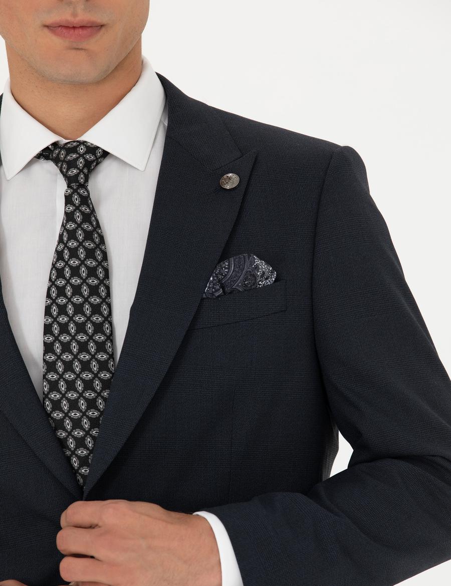 Lacivert Slim Fit Takım Elbise