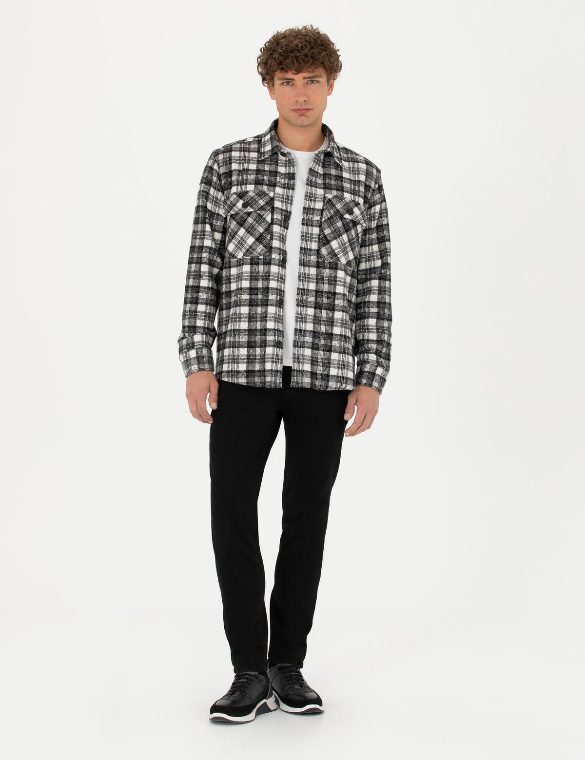 Siyah Slim Fit Jean Pantolon