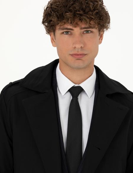 Siyah Trençkot - 50284754012