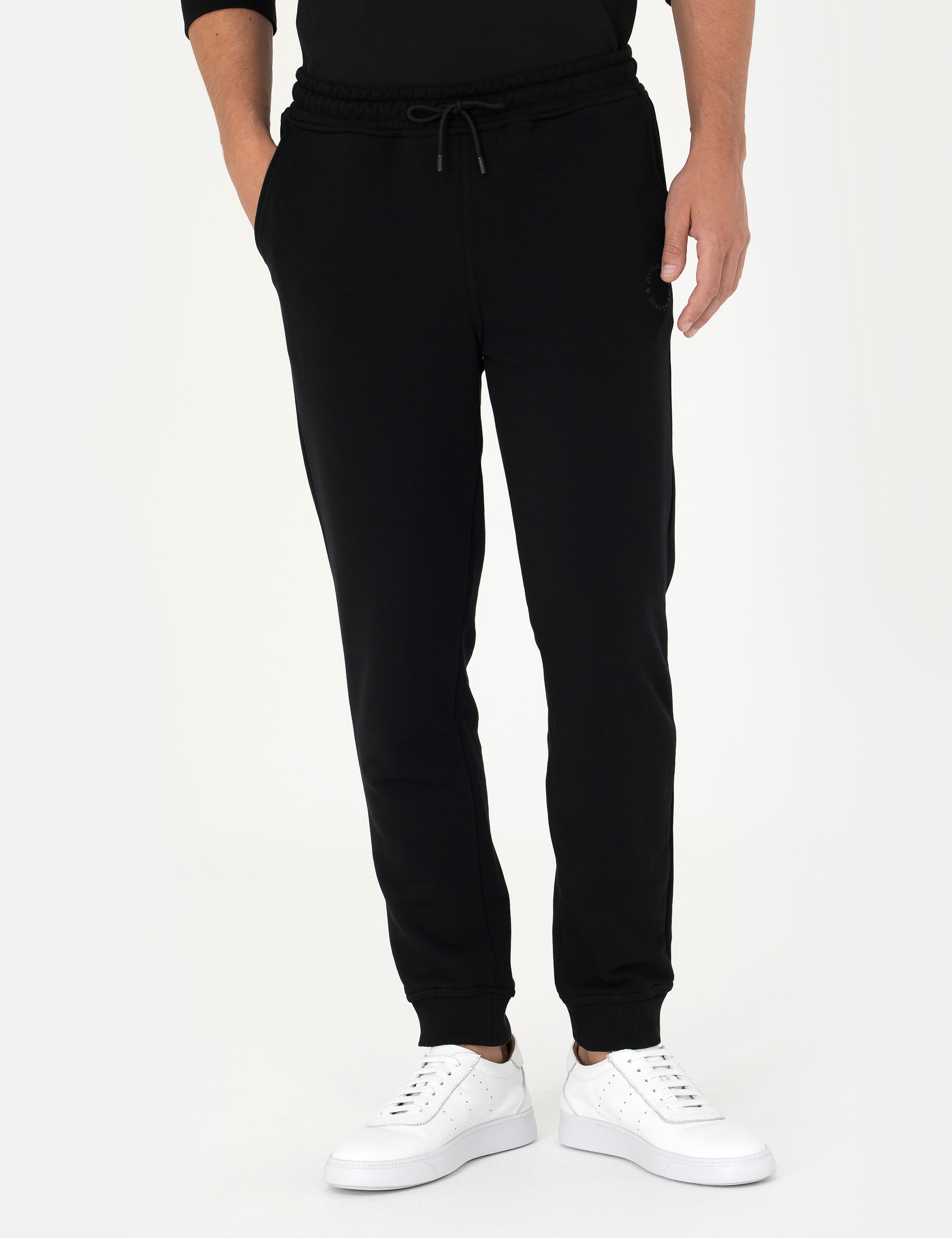 Siyah Slim Fit Eşofman Altı - Image 2