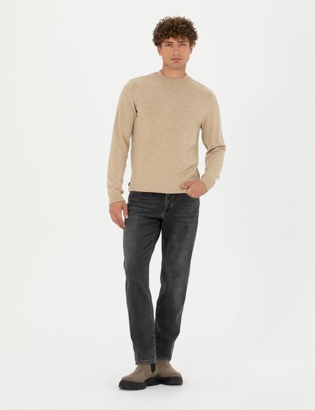 Antrasit Straight Fit Jean Pantolon - 50274355054