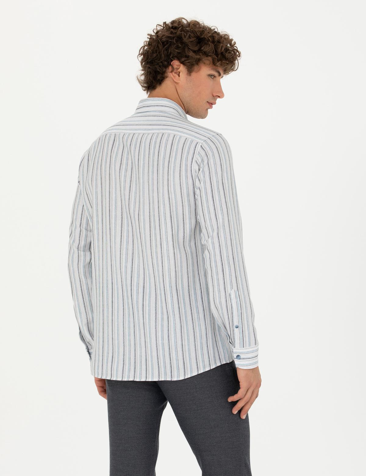 Mavi Slim Fit Uzun Kollu Gömlek - 50275620024