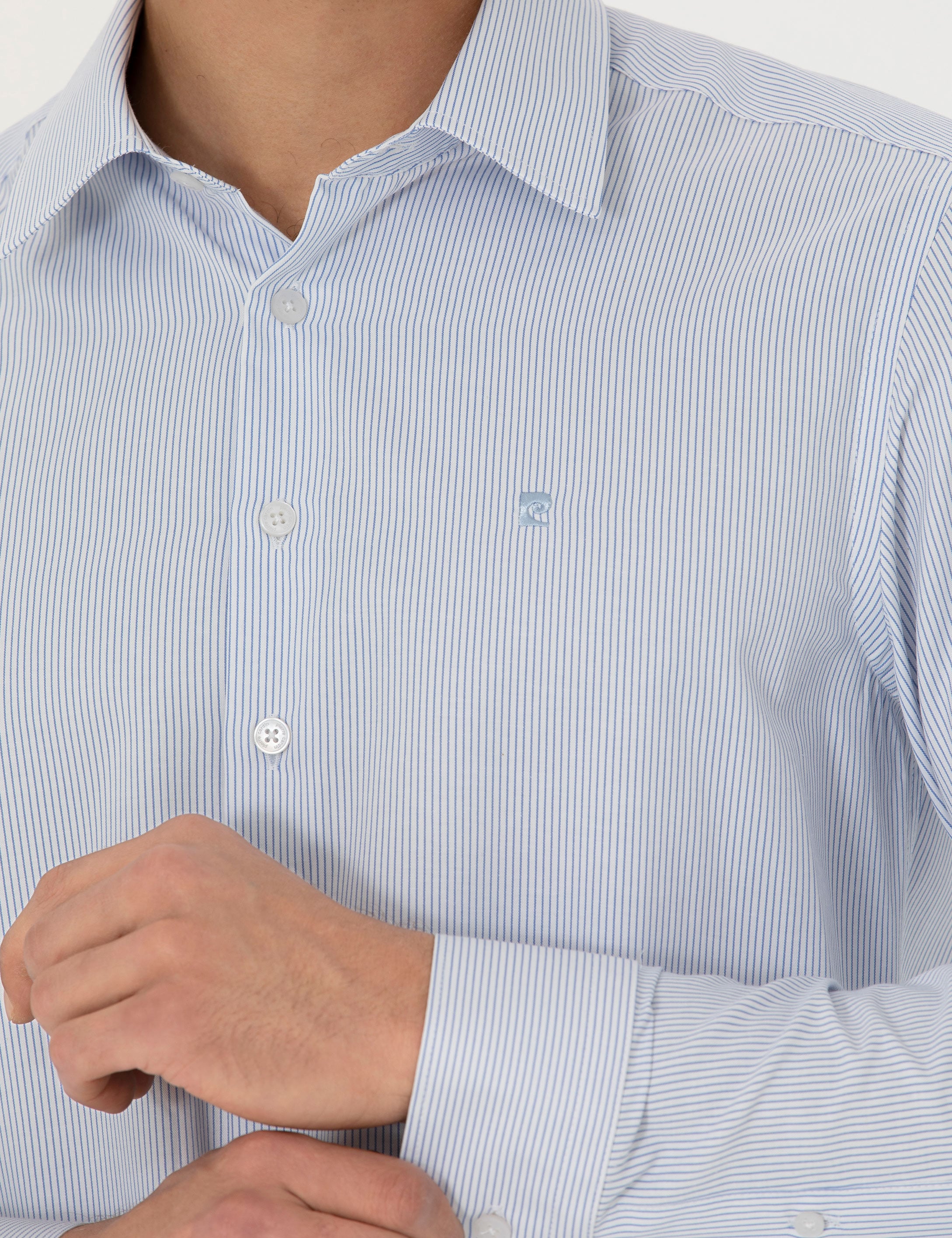 Mavi Slim Fit Uzun Kollu Gömlek