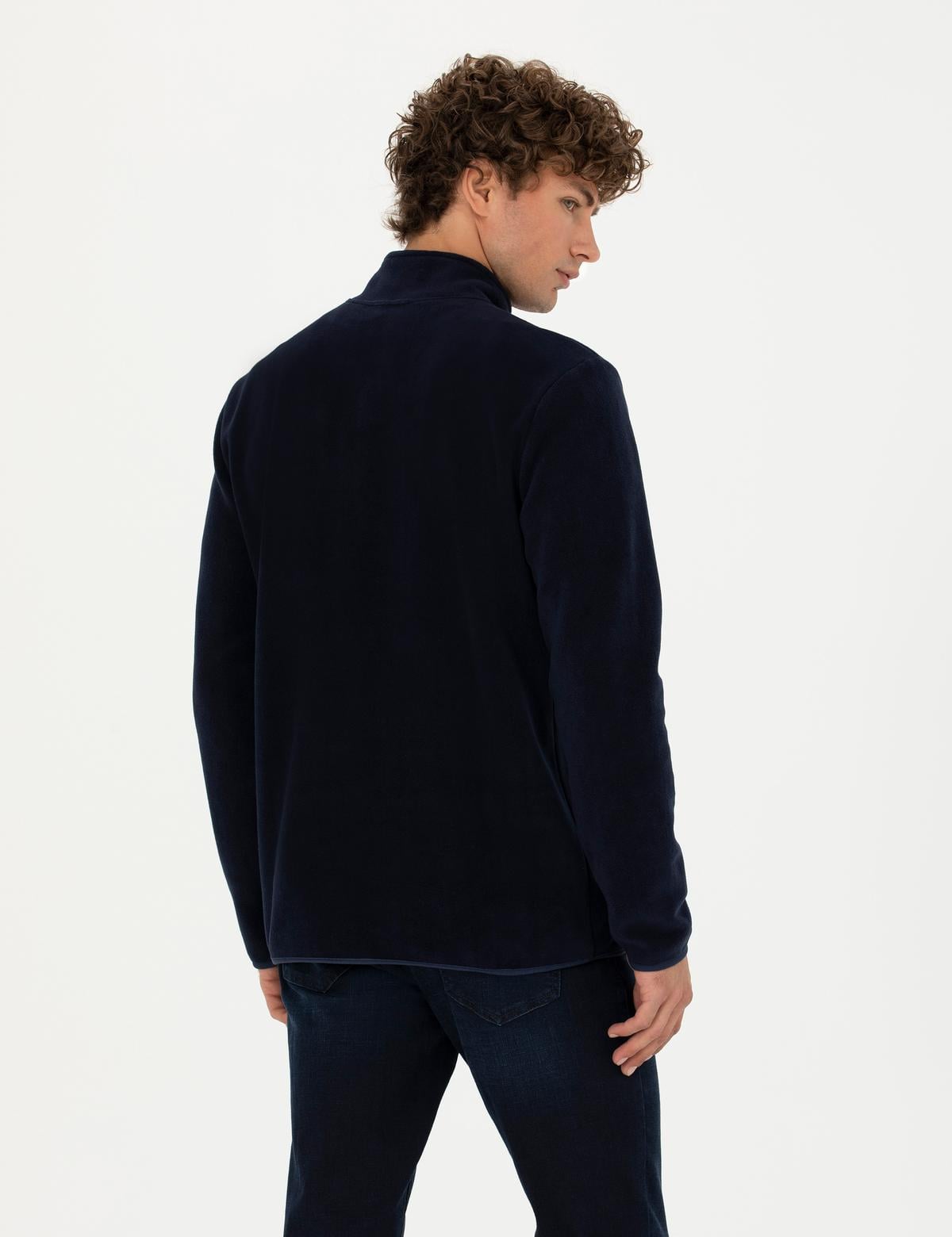 Lacivert Regular Fit Sweatshirt - 50279469003