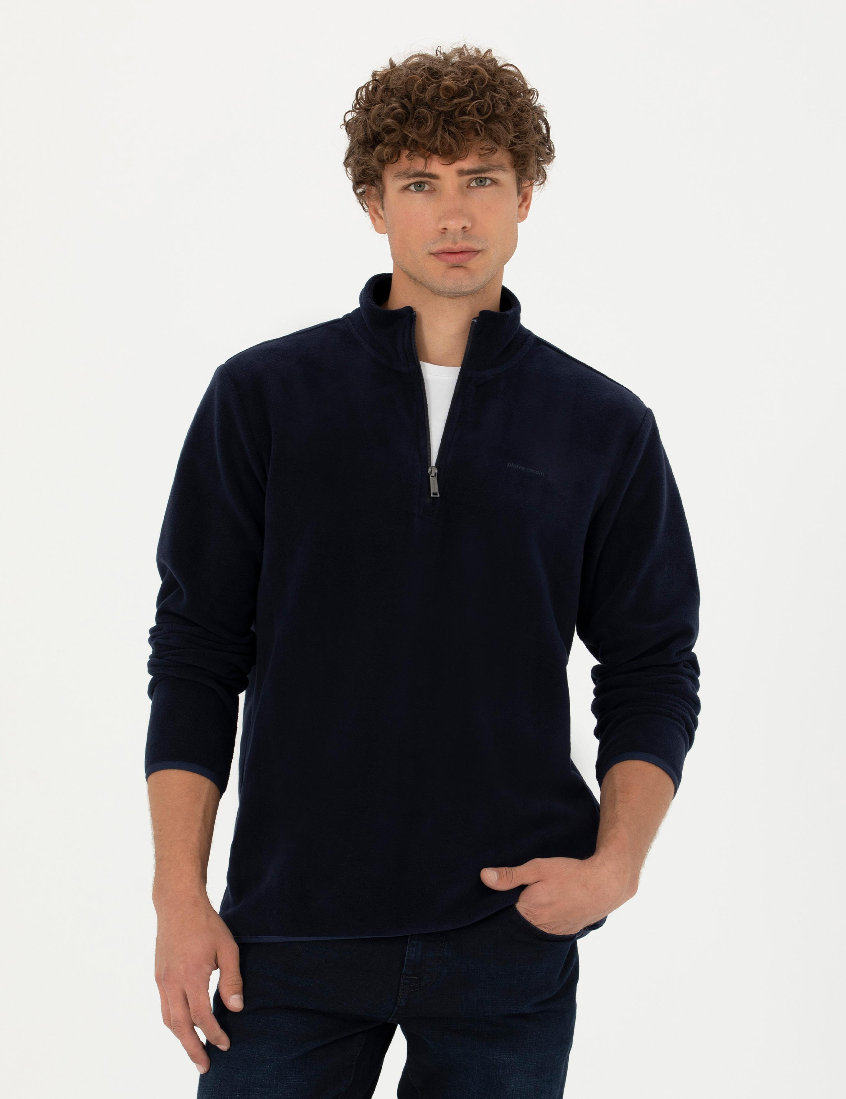 Lacivert Regular Fit Sweatshirt
