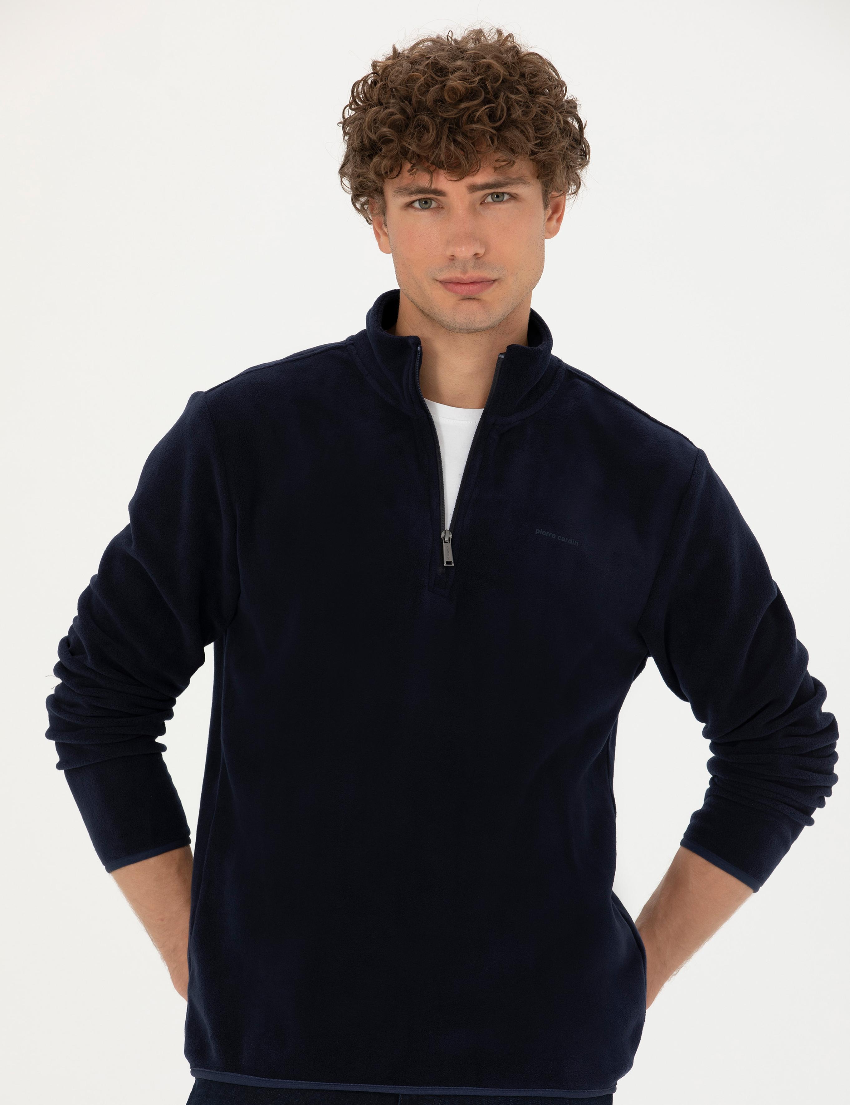 Lacivert Regular Fit Sweatshirt