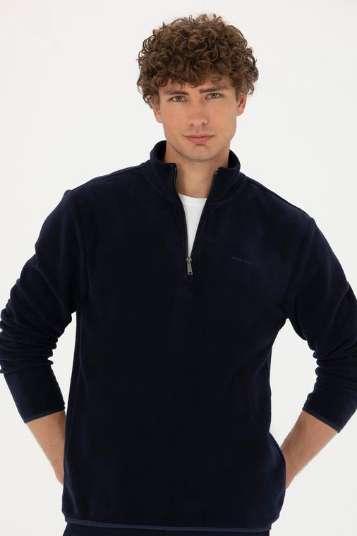 Lacivert Regular Fit Sweatshirt