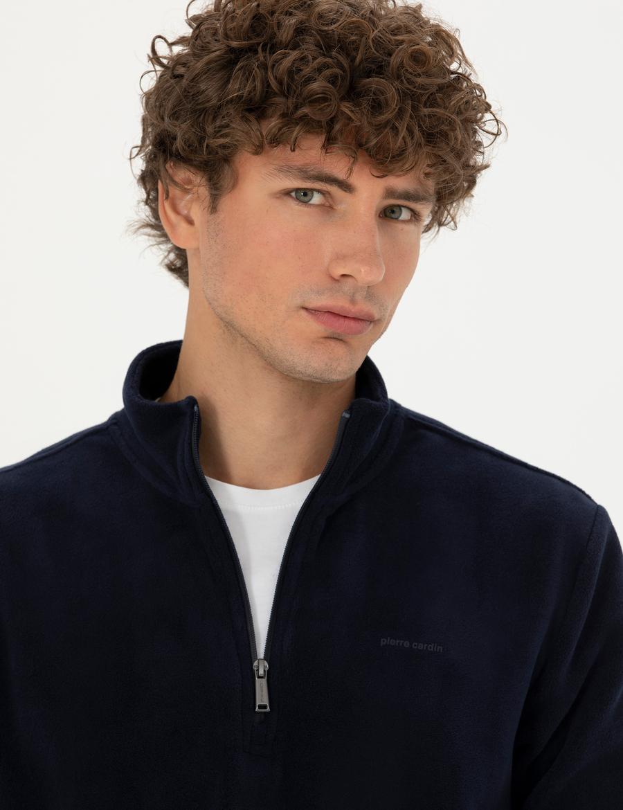 Lacivert Regular Fit Sweatshirt