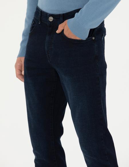 Lacivert Slim Fit Jean Pantolon - 50276526031