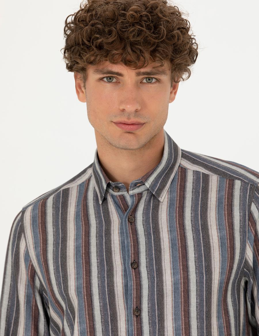 Saks Regular Fit Uzun Kollu Gömlek