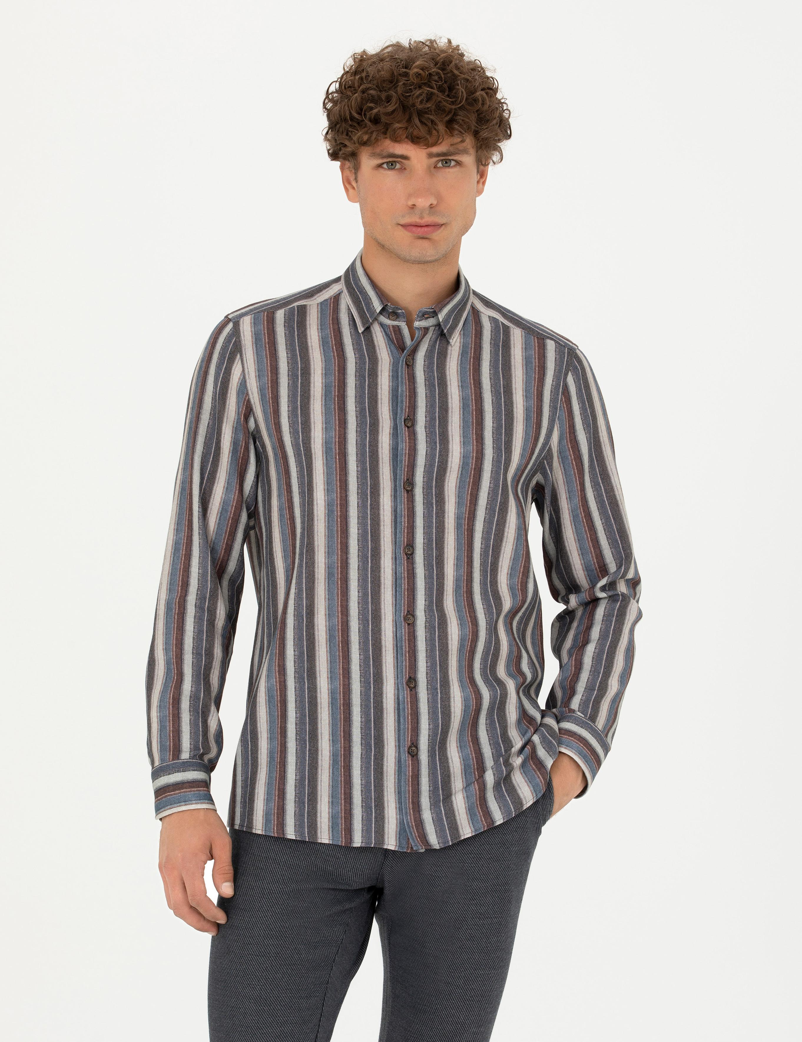 Saks Regular Fit Uzun Kollu Gömlek