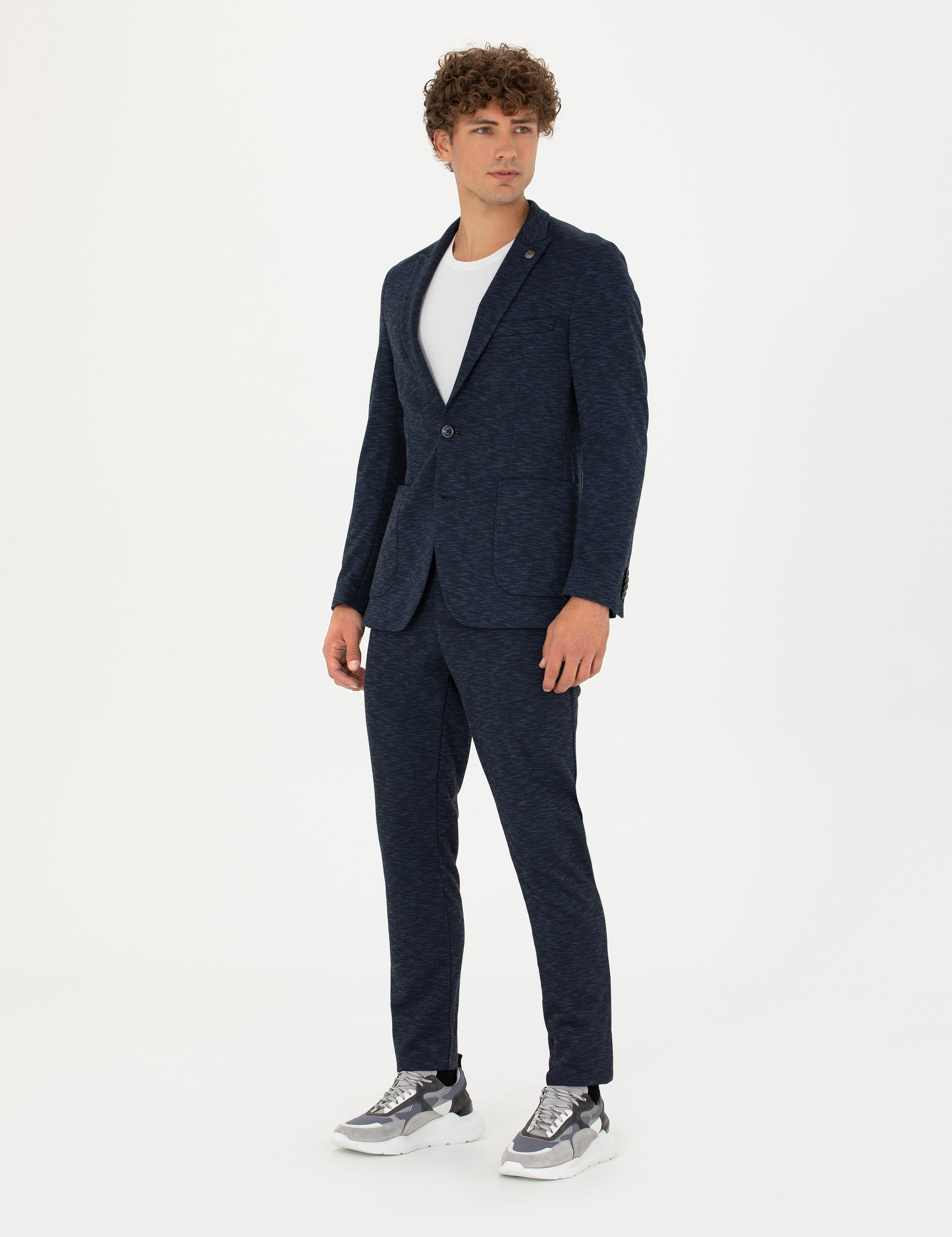 Lacivert Süper Slim Takım Elbise - Image 3