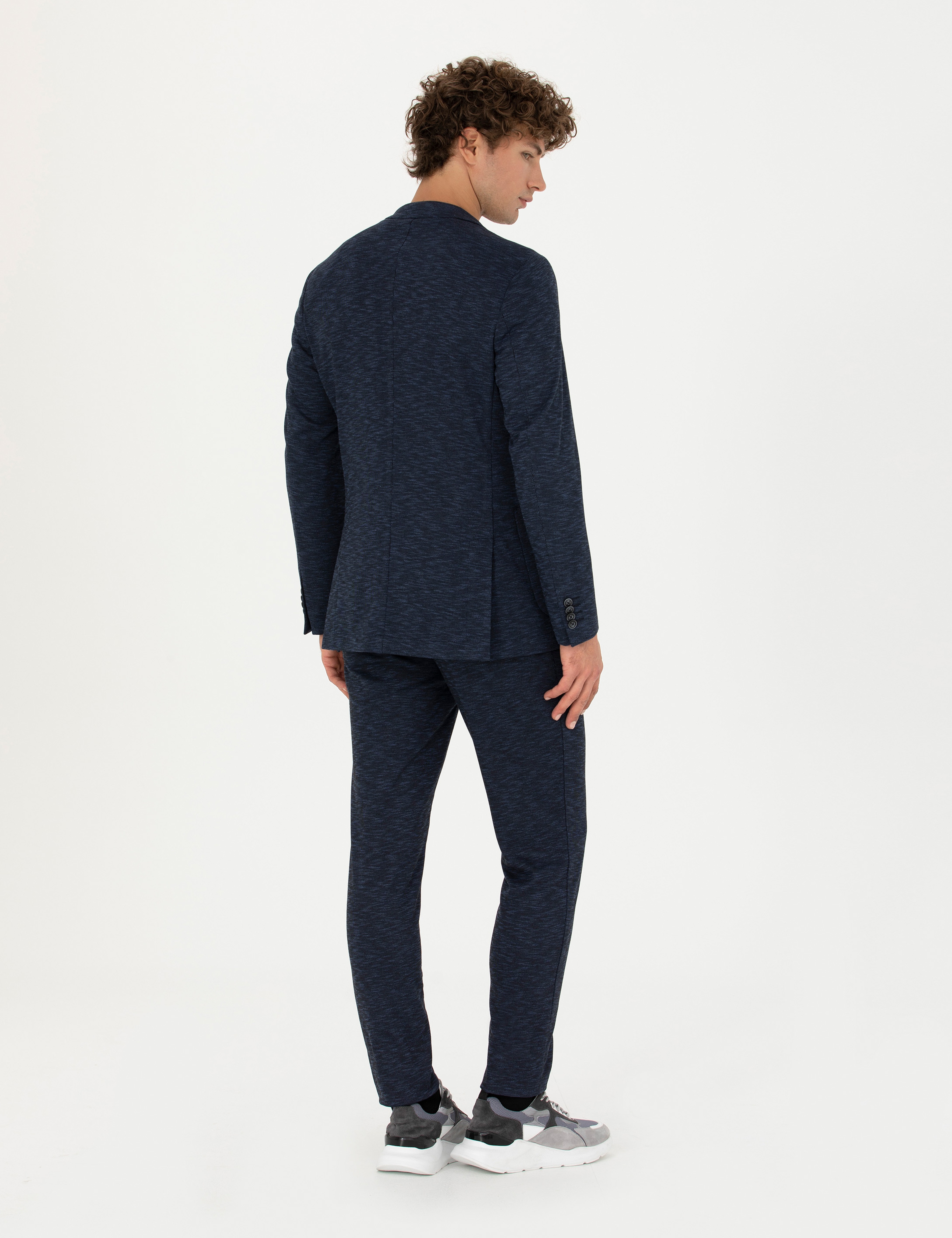 Lacivert Süper Slim Takım Elbise - Image 5