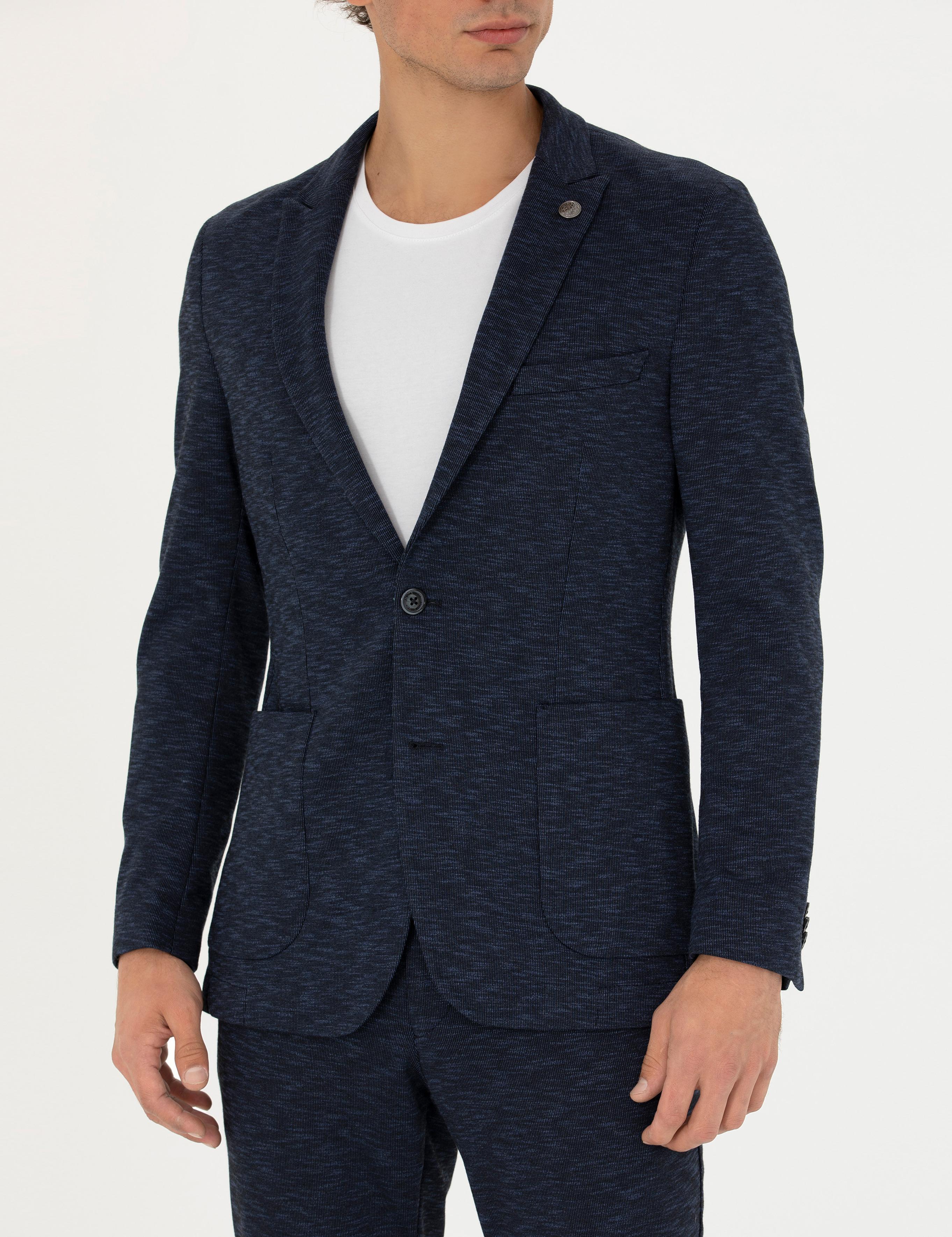 Lacivert Süper Slim Takım Elbise