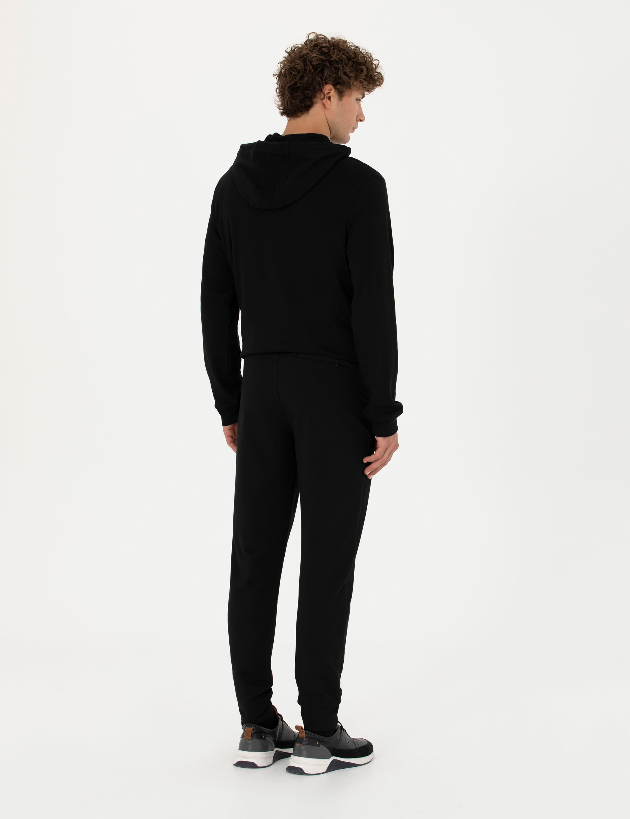 Pierre Cardin Siyah Slim Fit Eşofman Altı görsel 4