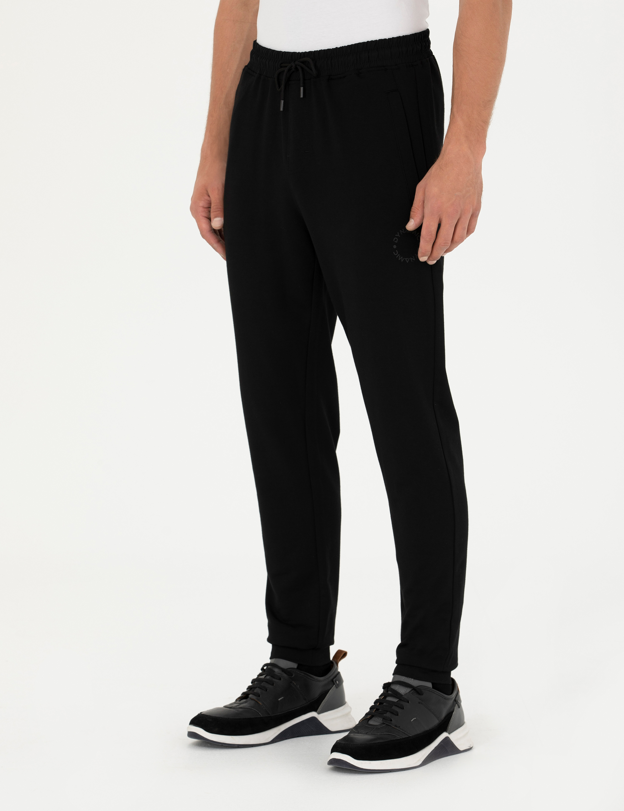 Pierre Cardin Siyah Slim Fit Eşofman Altı görsel 2
