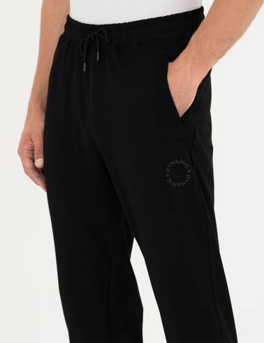 Siyah Slim Fit Eşofman Altı