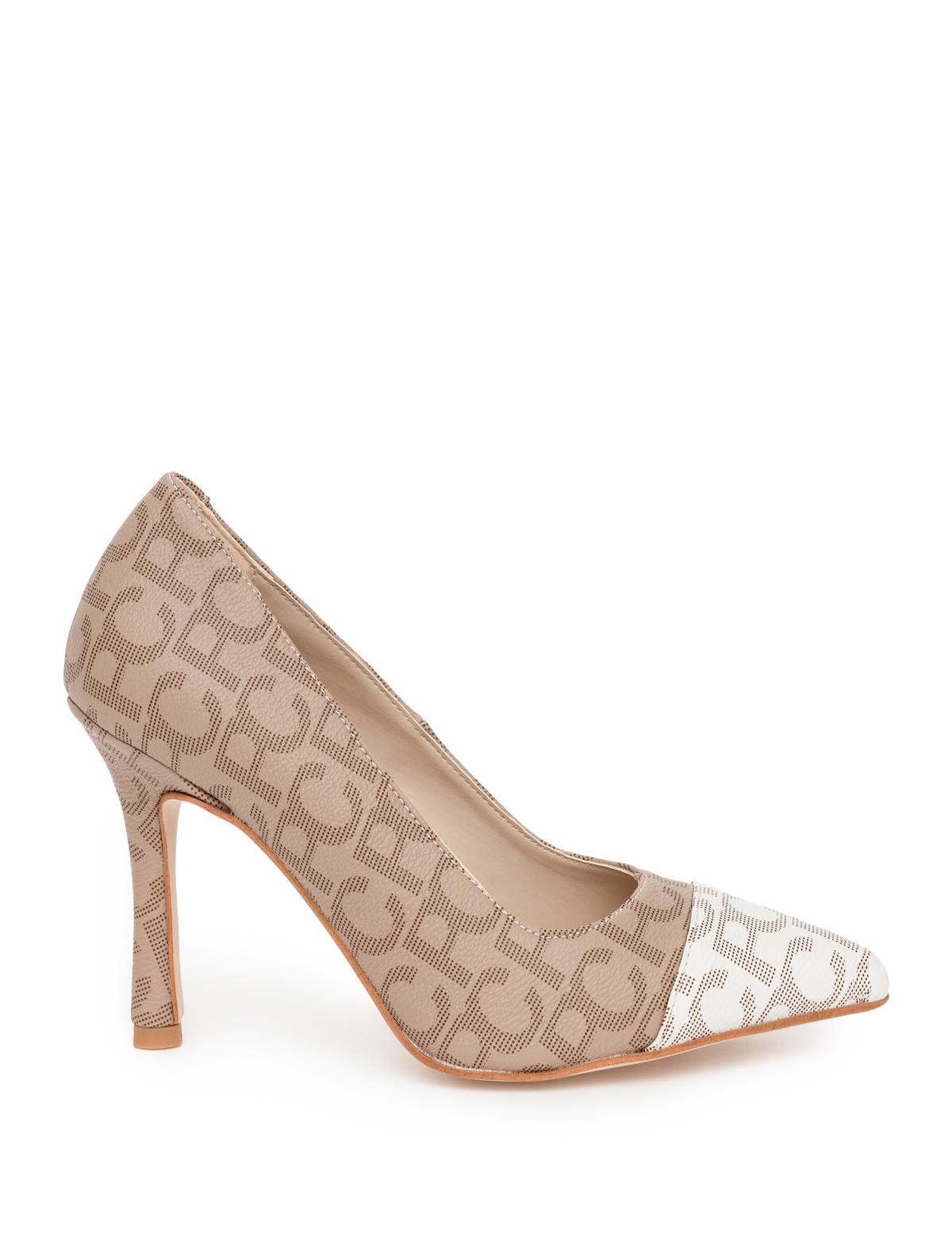 Bej Topuklu Ayakkabı - 50277708009