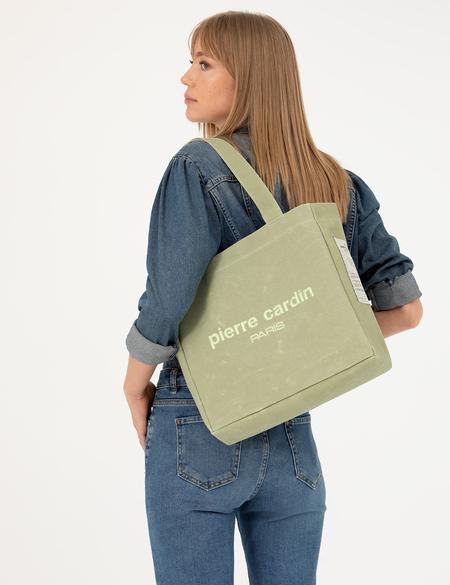 Yeşil Kanvas Çanta - 50282221005