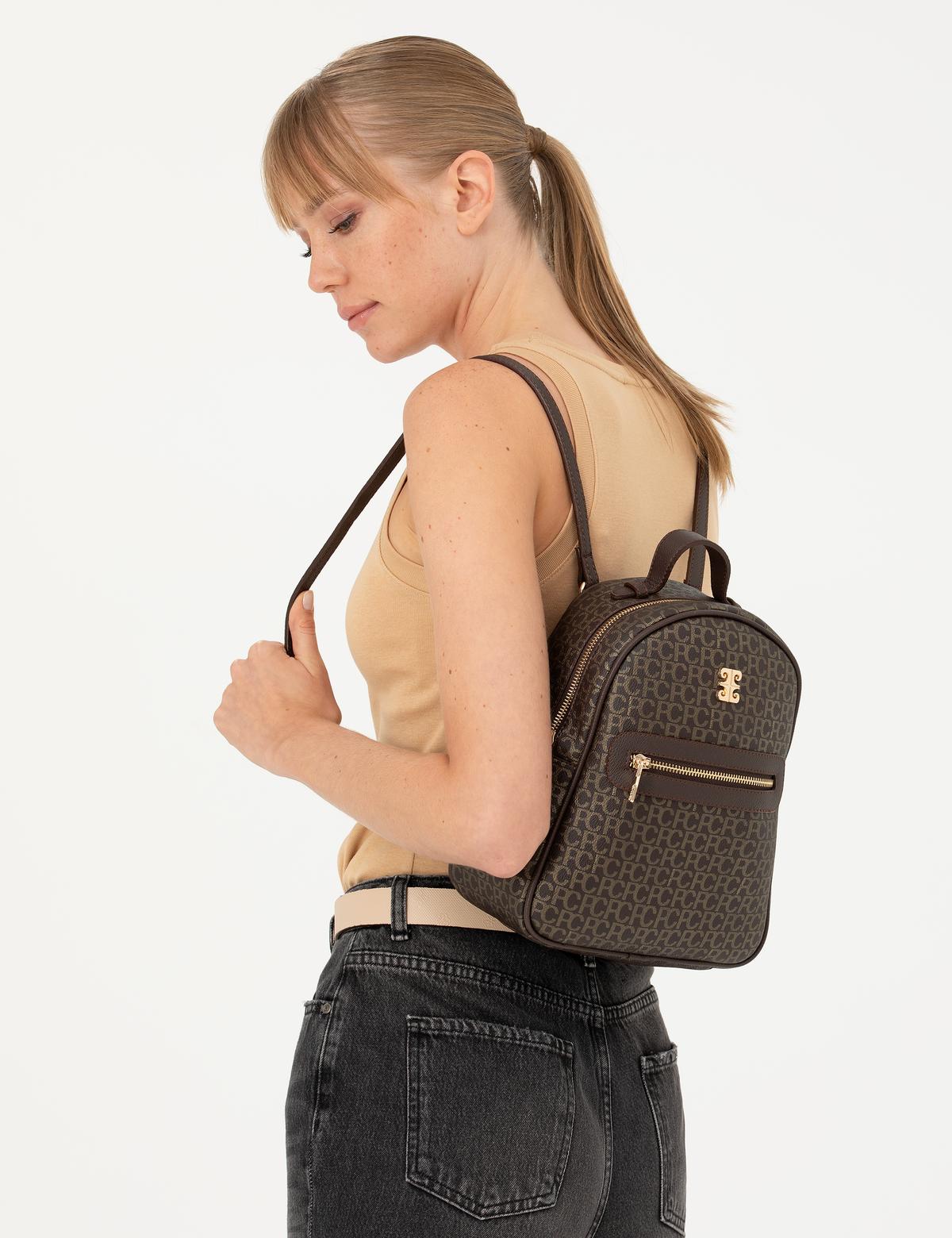 Kahverengi Sırt Çantası