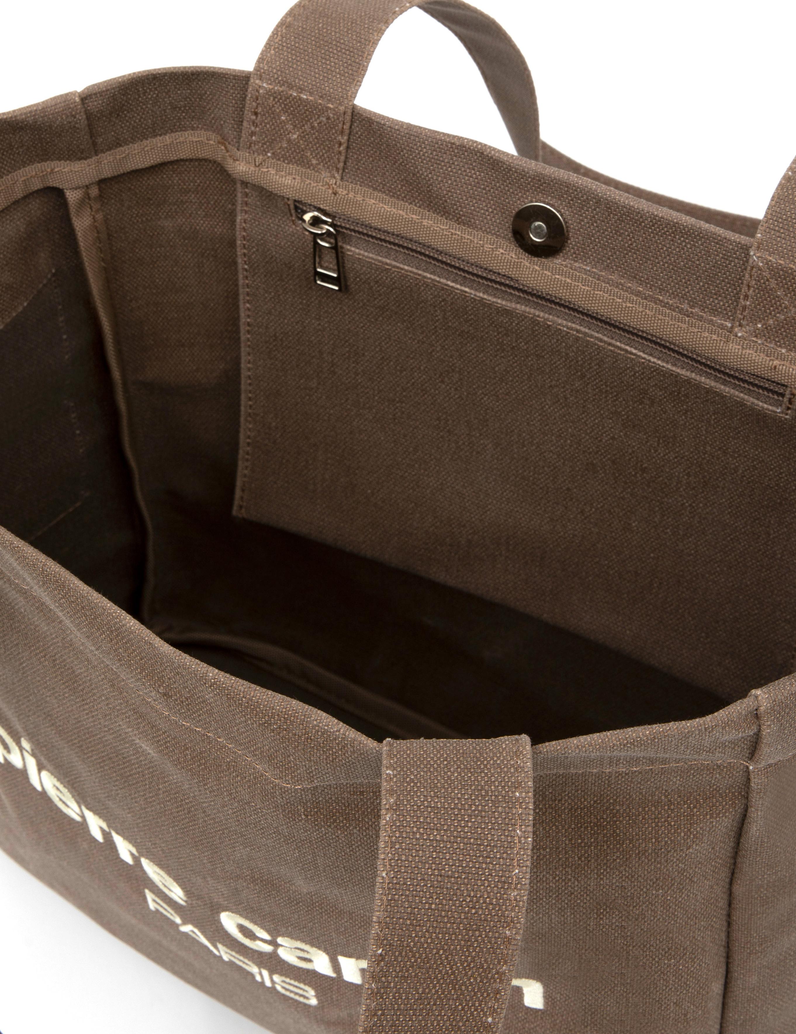 Kahverengi Kanvas Omuz Çantası