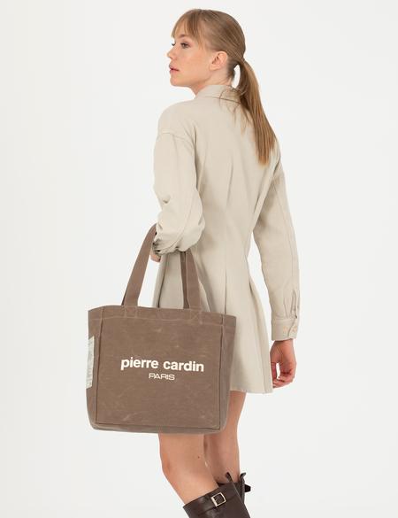 Kahverengi Kanvas Omuz Çantası - 50290187001