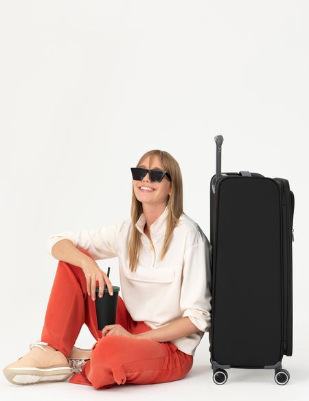 Siyah Büyük Boy Valiz - 50303626001