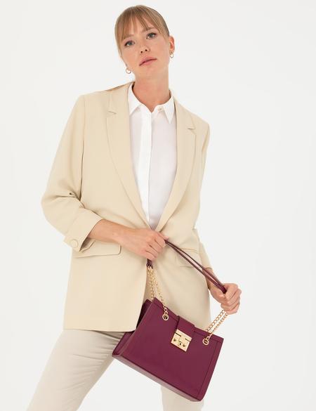 Kırmızı Omuz Çantası - 50290172004