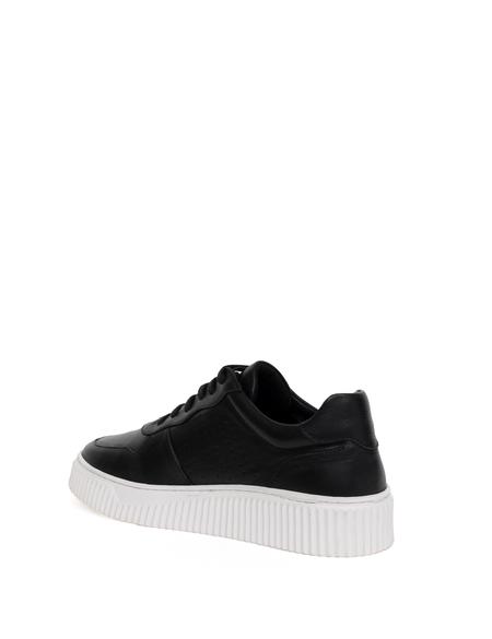 Siyah %100 Deri Casual Ayakkabı - 50278123010