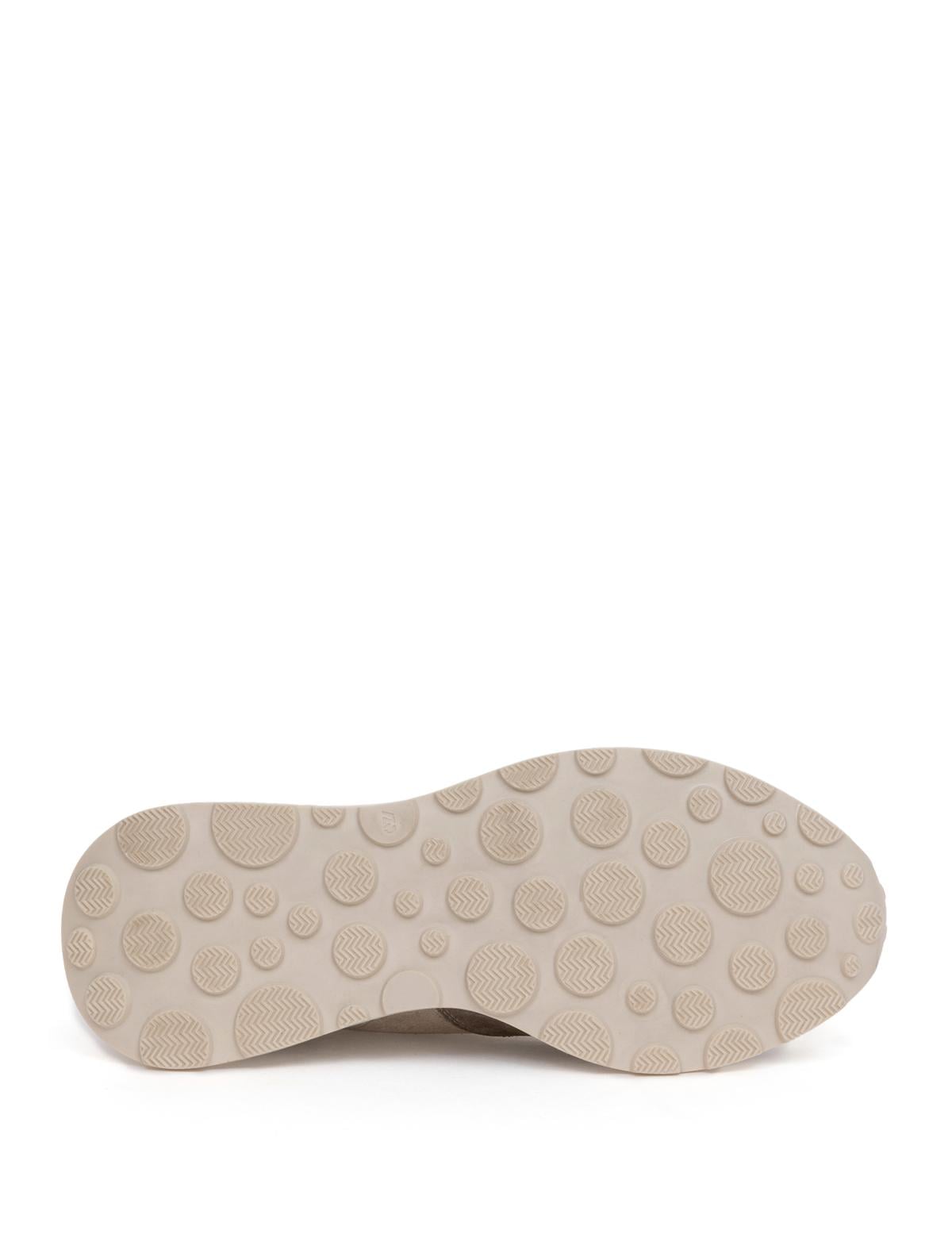 Bej %100 Deri Sneaker - 50278653002