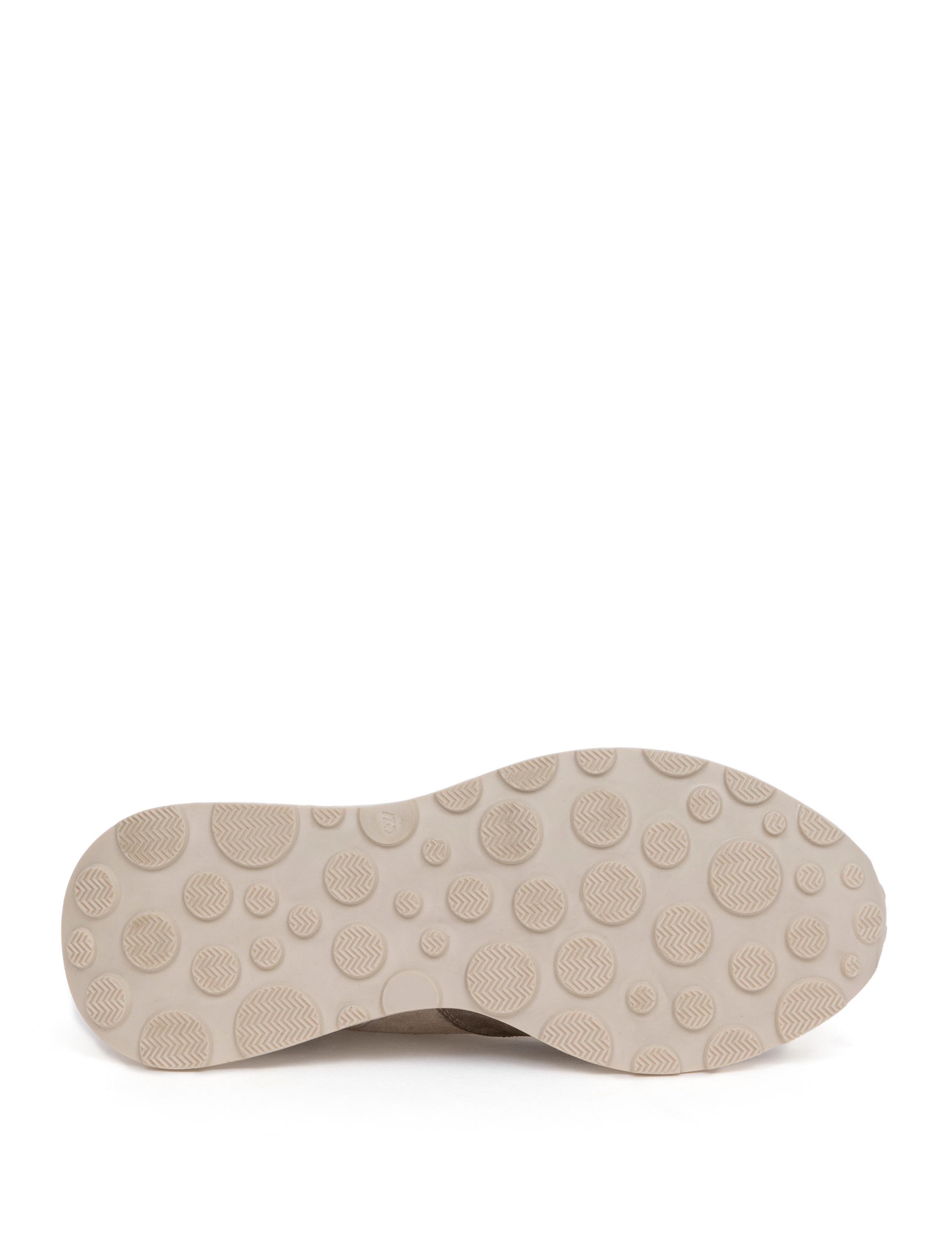 Bej %100 Deri Sneaker