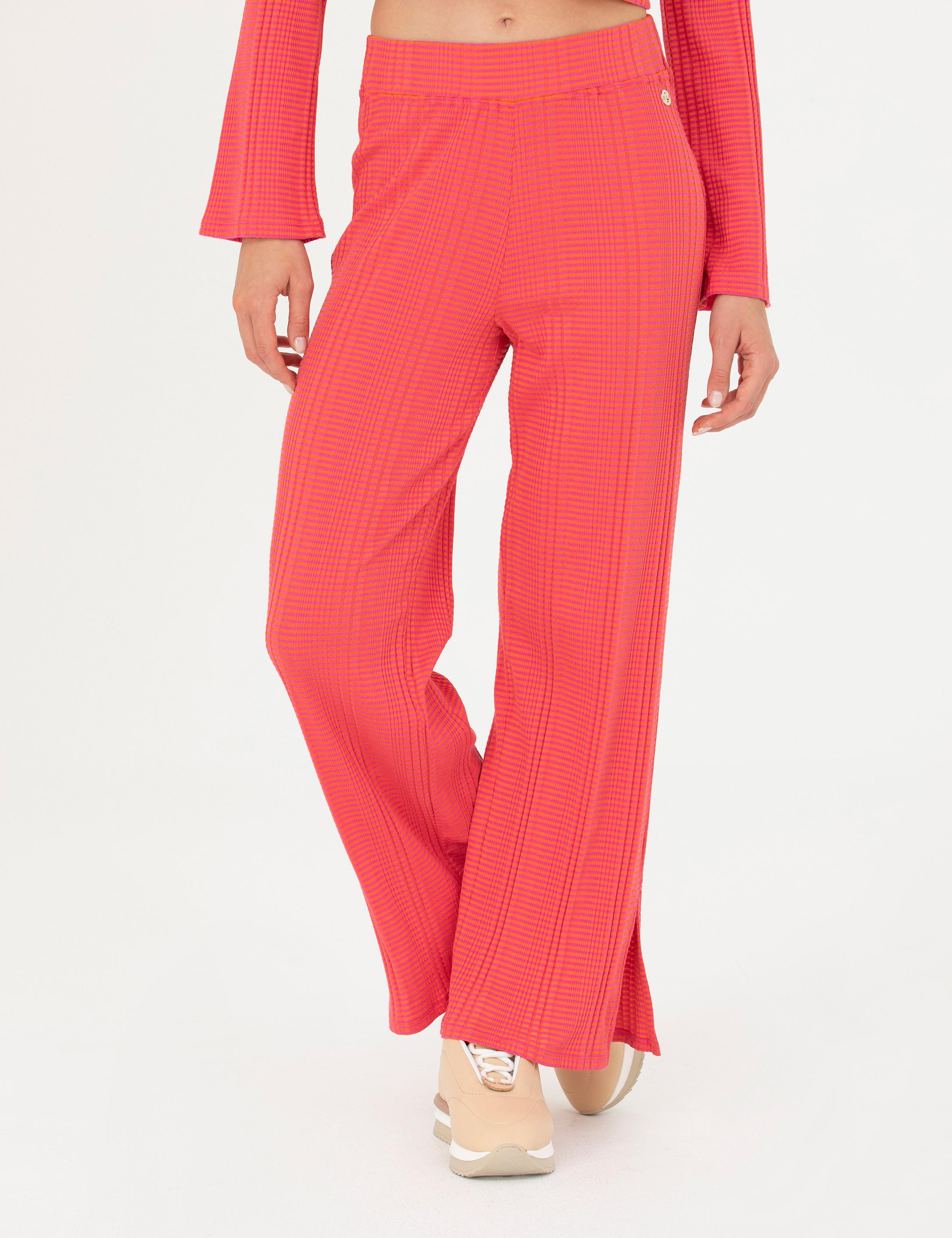 Fuşya Loose Fit Eşofman Altı