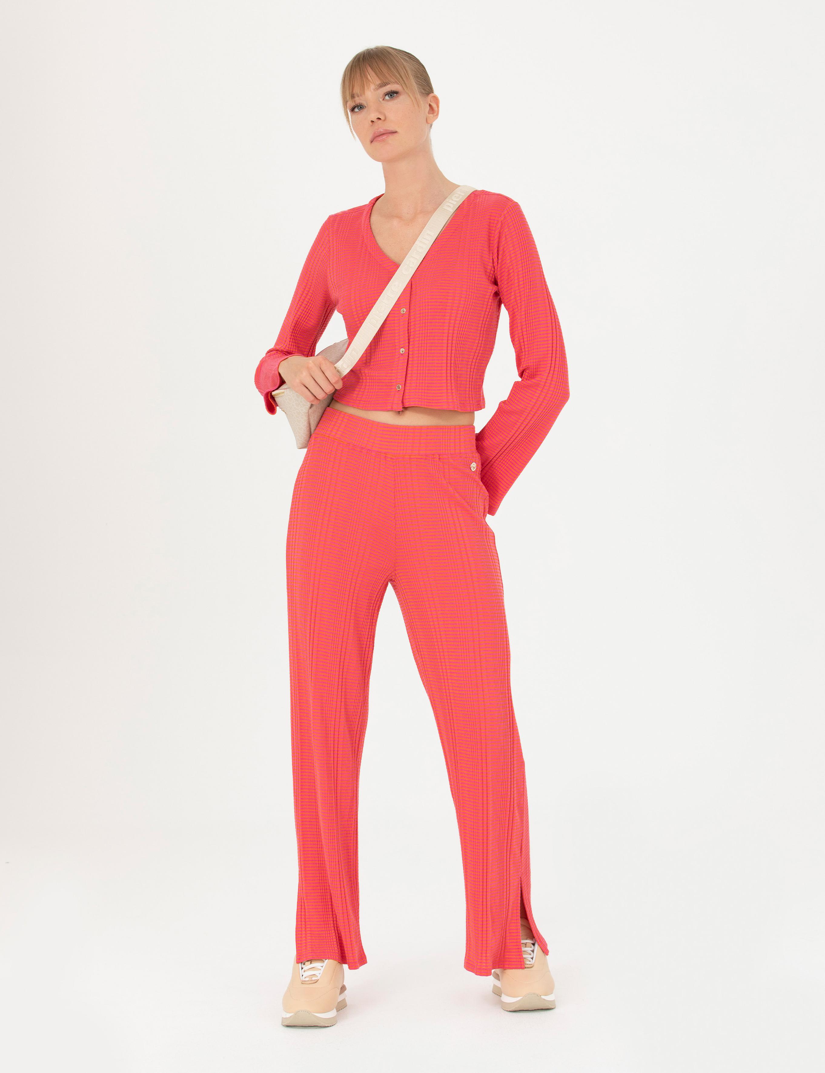 Fuşya Loose Fit Eşofman Altı