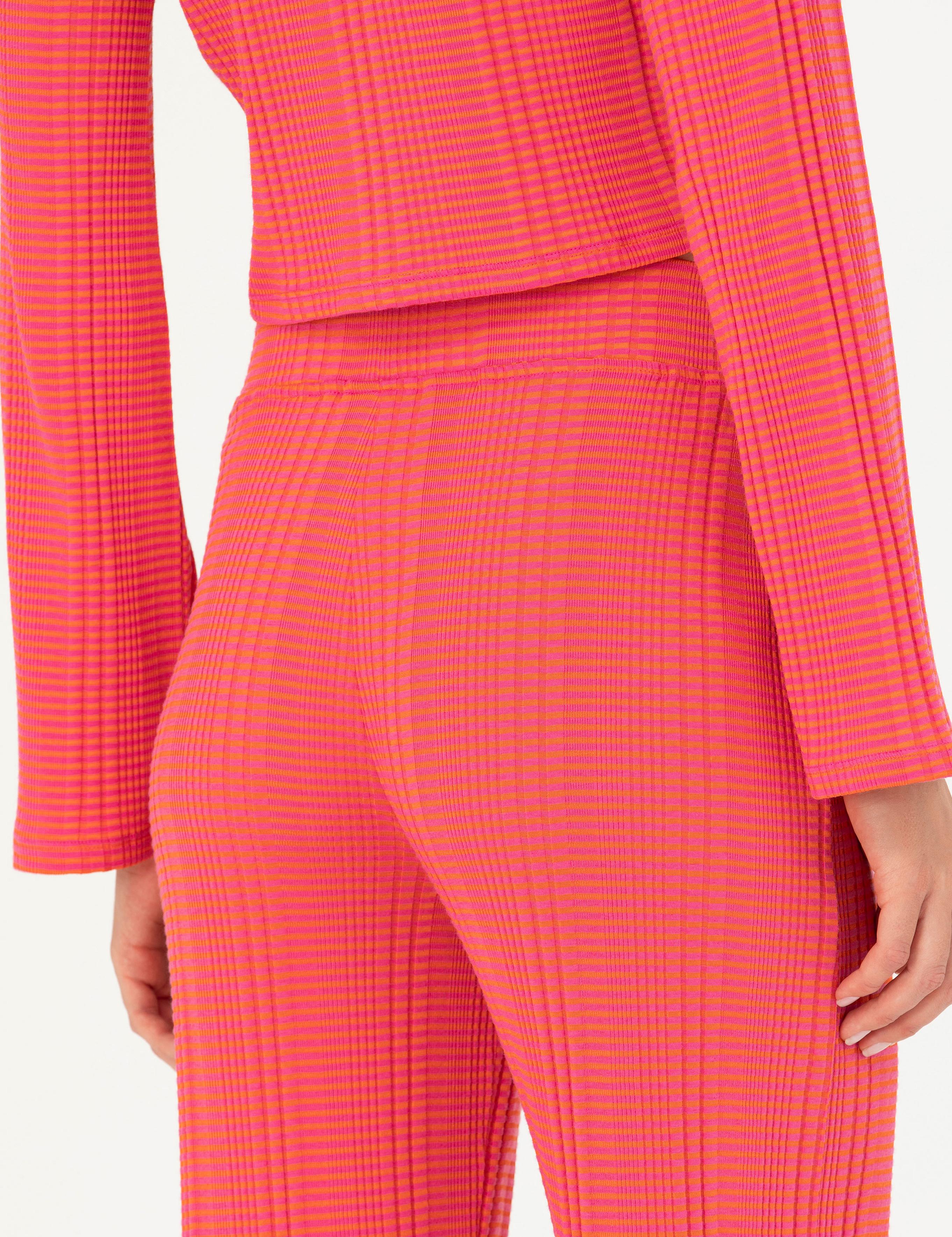 Fuşya Loose Fit Eşofman Altı