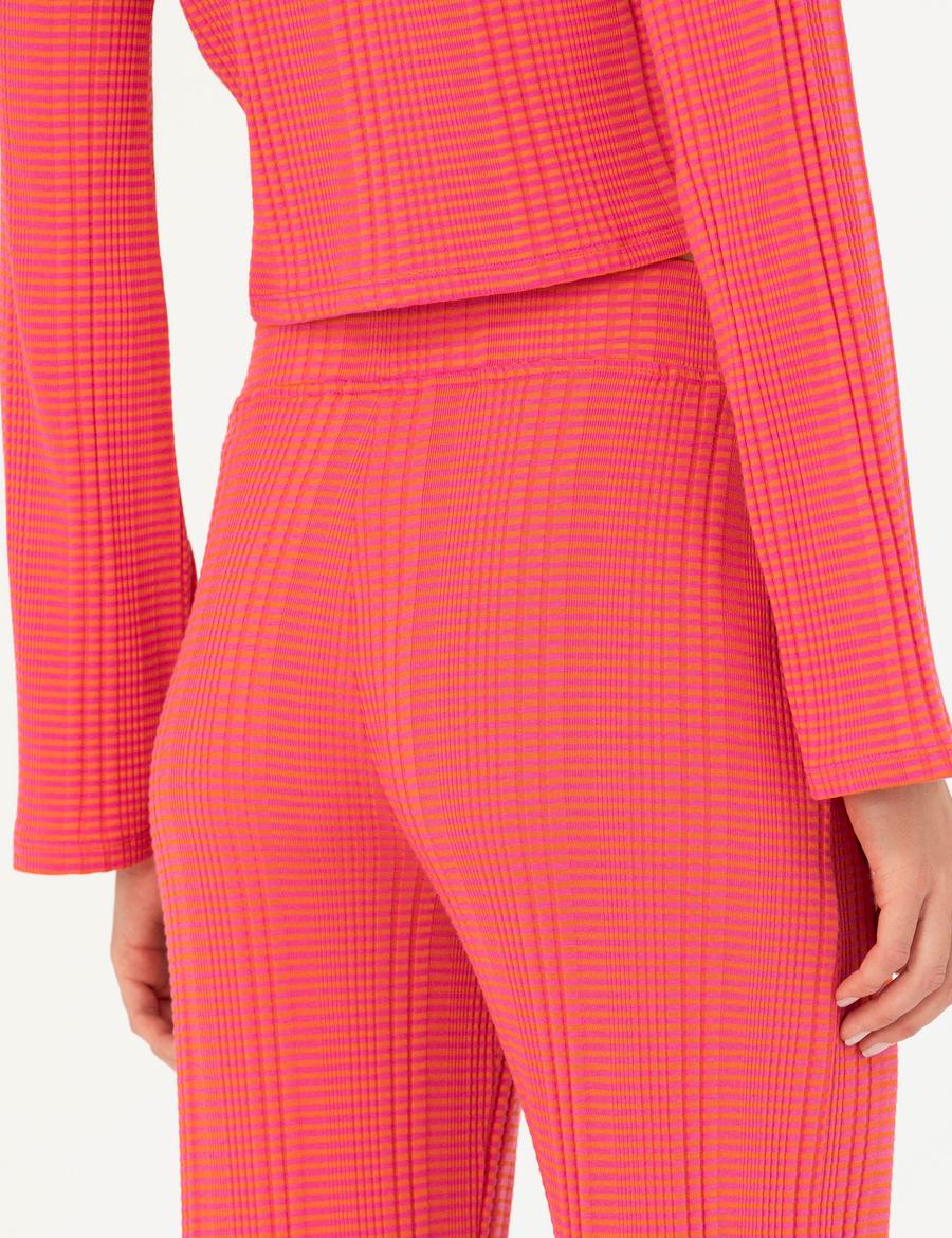 Fuşya Loose Fit Eşofman Altı