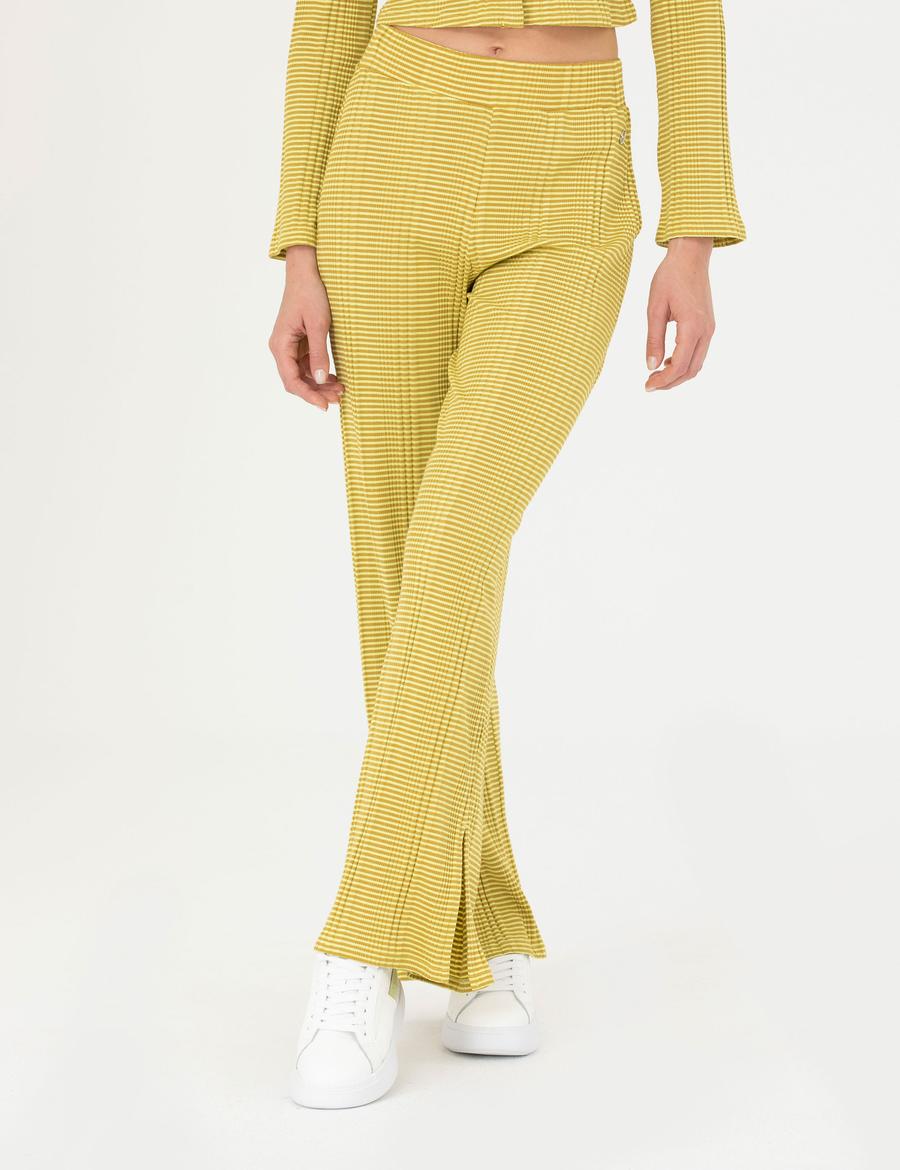 Yeşil Loose Fit Eşofman Altı