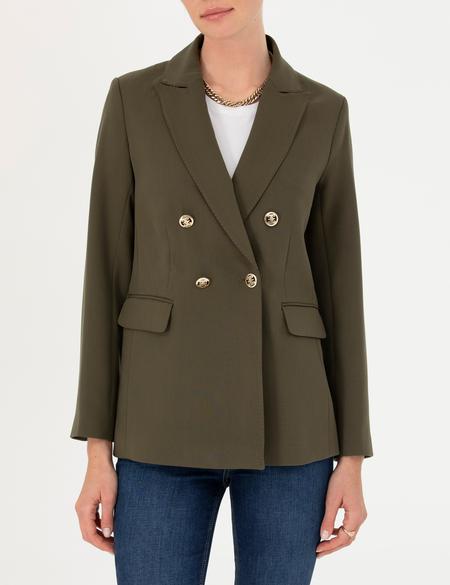 Haki Slim Fit Ceket - 50273089037