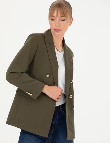 Haki Slim Fit Ceket - 50273089037