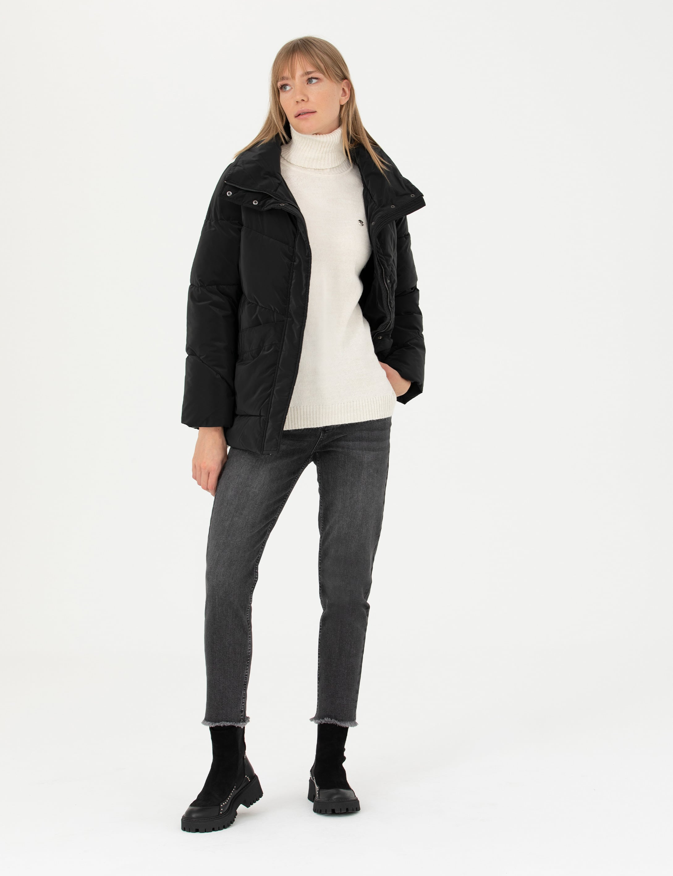 Pierre Cardin Siyah Mont görsel 4