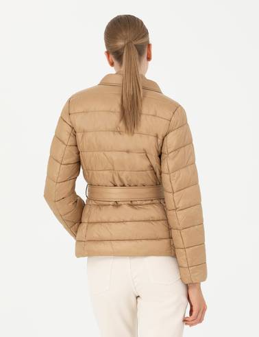 Bej Slim Fit Mont