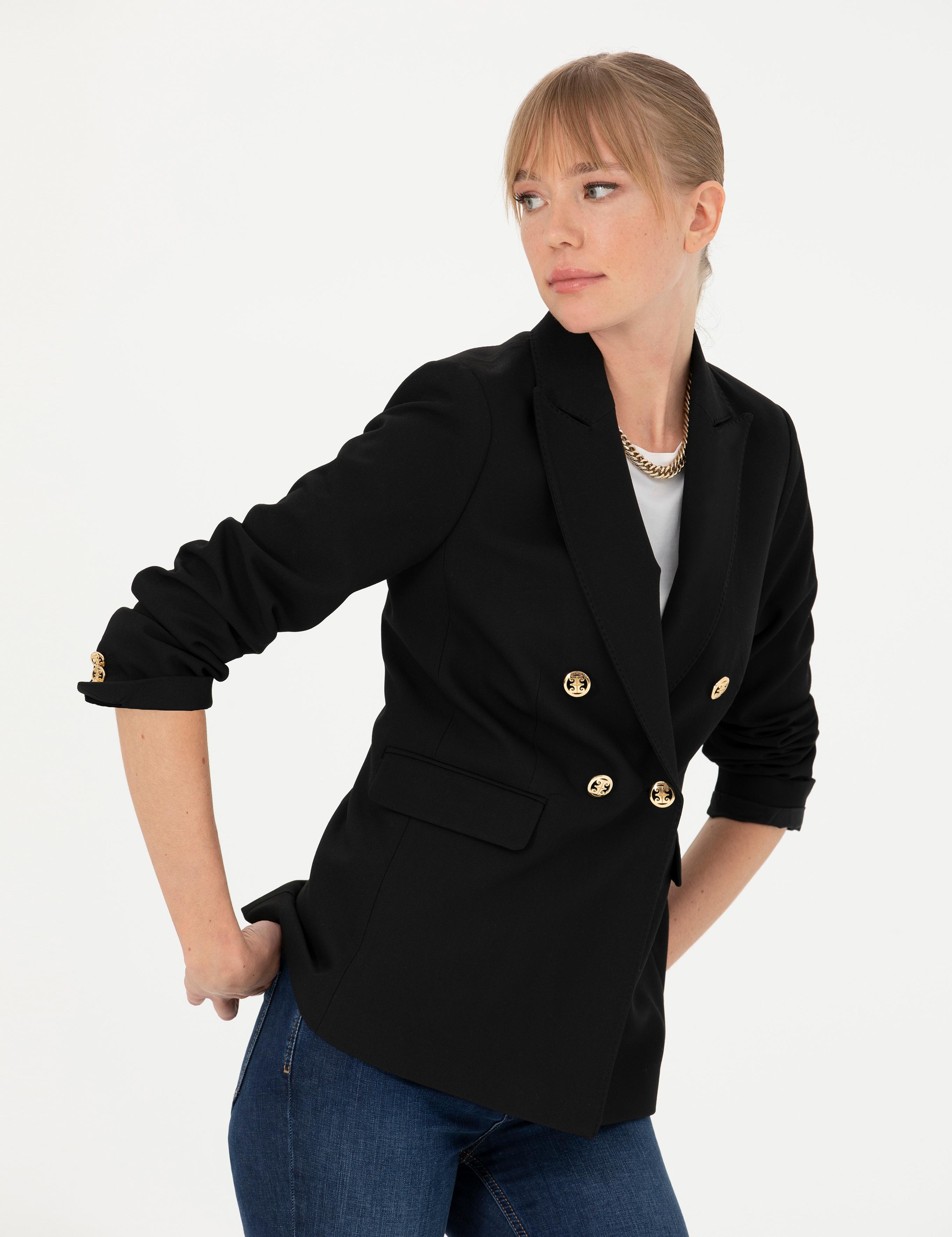 Siyah Slim Fit Ceket