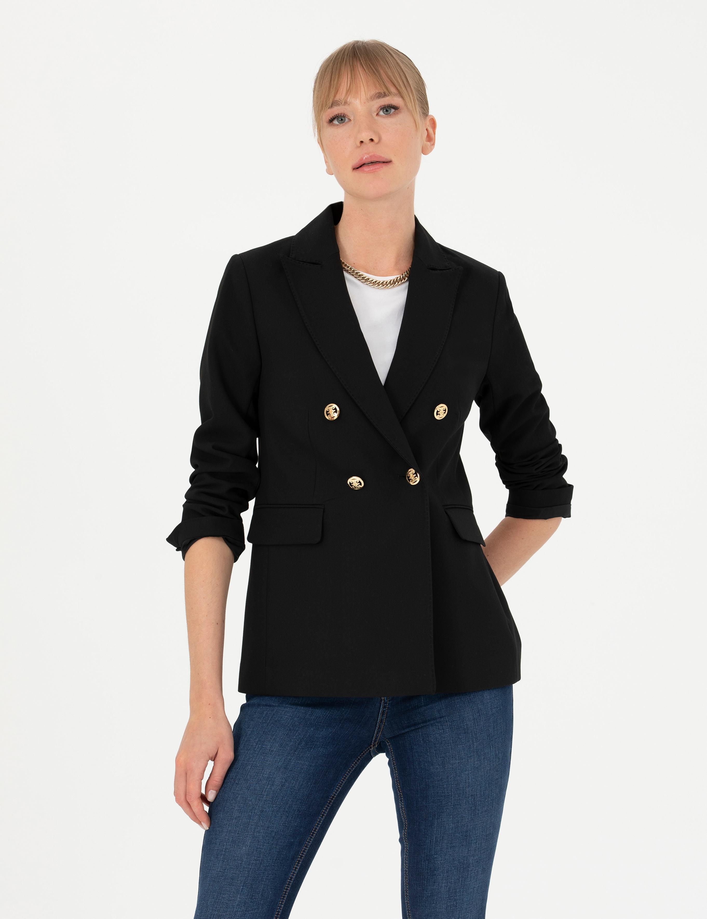 Siyah Slim Fit Ceket