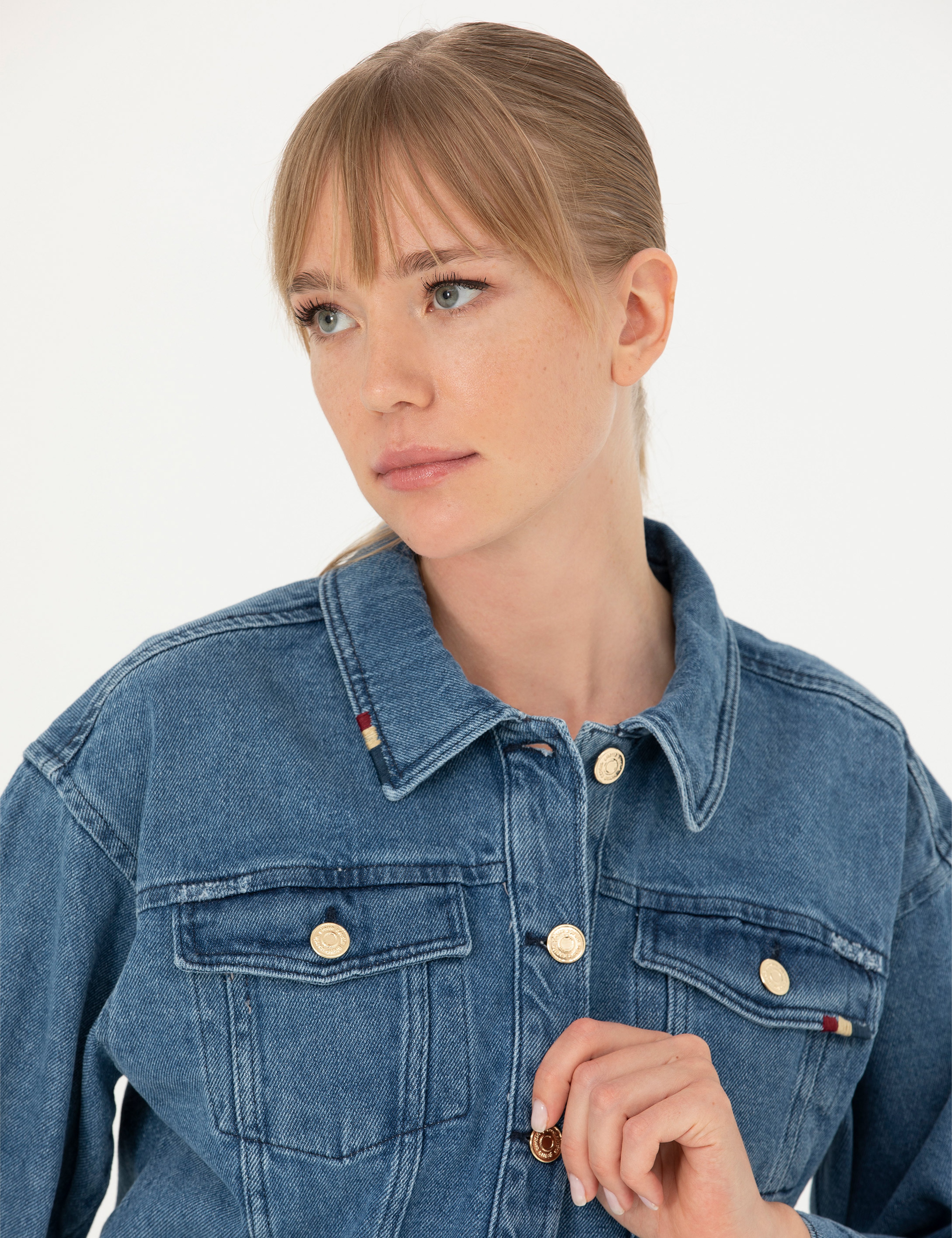 Saks Comfort Fit Jean Ceket - Image 4