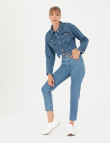 Saks Comfort Fit Jean Ceket - 50273776021