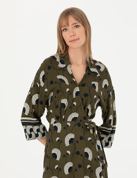 Kahverengi Comfort Fit Dokuma Elbise - 50272967019