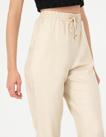 Krem Kumaş Pantolon - 50262602021