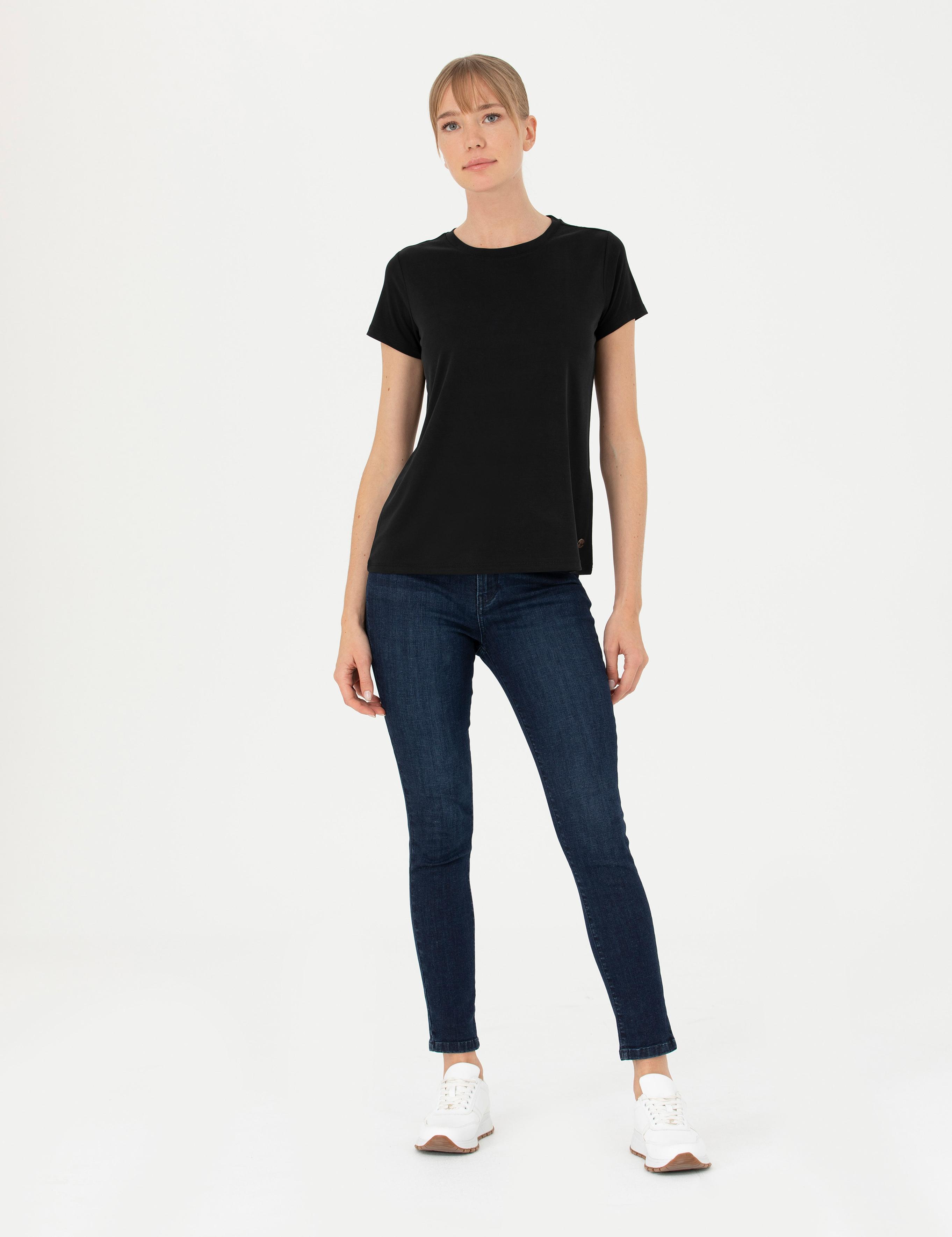 Siyah Regular Fit Basic Tişört